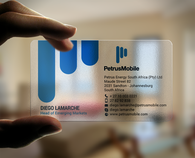 Diseño de Tarjeta de Presentación por chandrayaan.creative para Petrus SA | Diseño #16301202