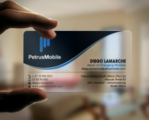 Business Card Design by chandrayaan.creative for Petrus SA | Design: #16307289