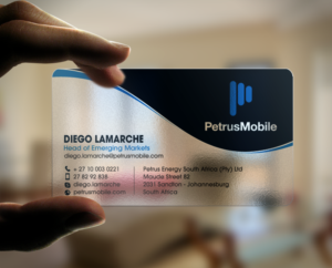 Business Card Design by chandrayaan.creative for Petrus SA | Design: #16307291