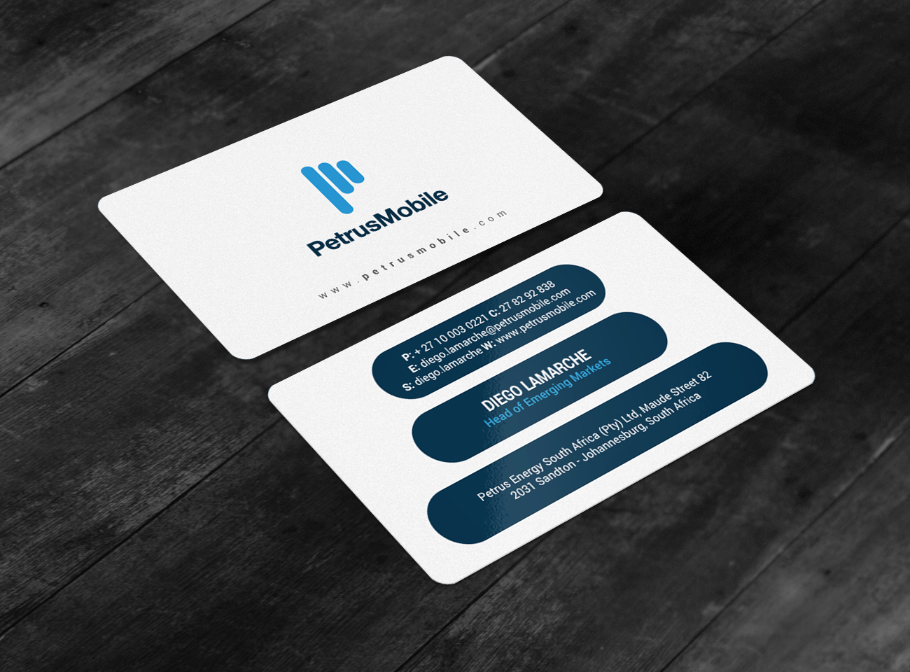 Elegant Serious Business Card Design For Petrus Sa By Chandrayaan Business Card Design By Chandrayaan Creative For Cards Go And Hyram