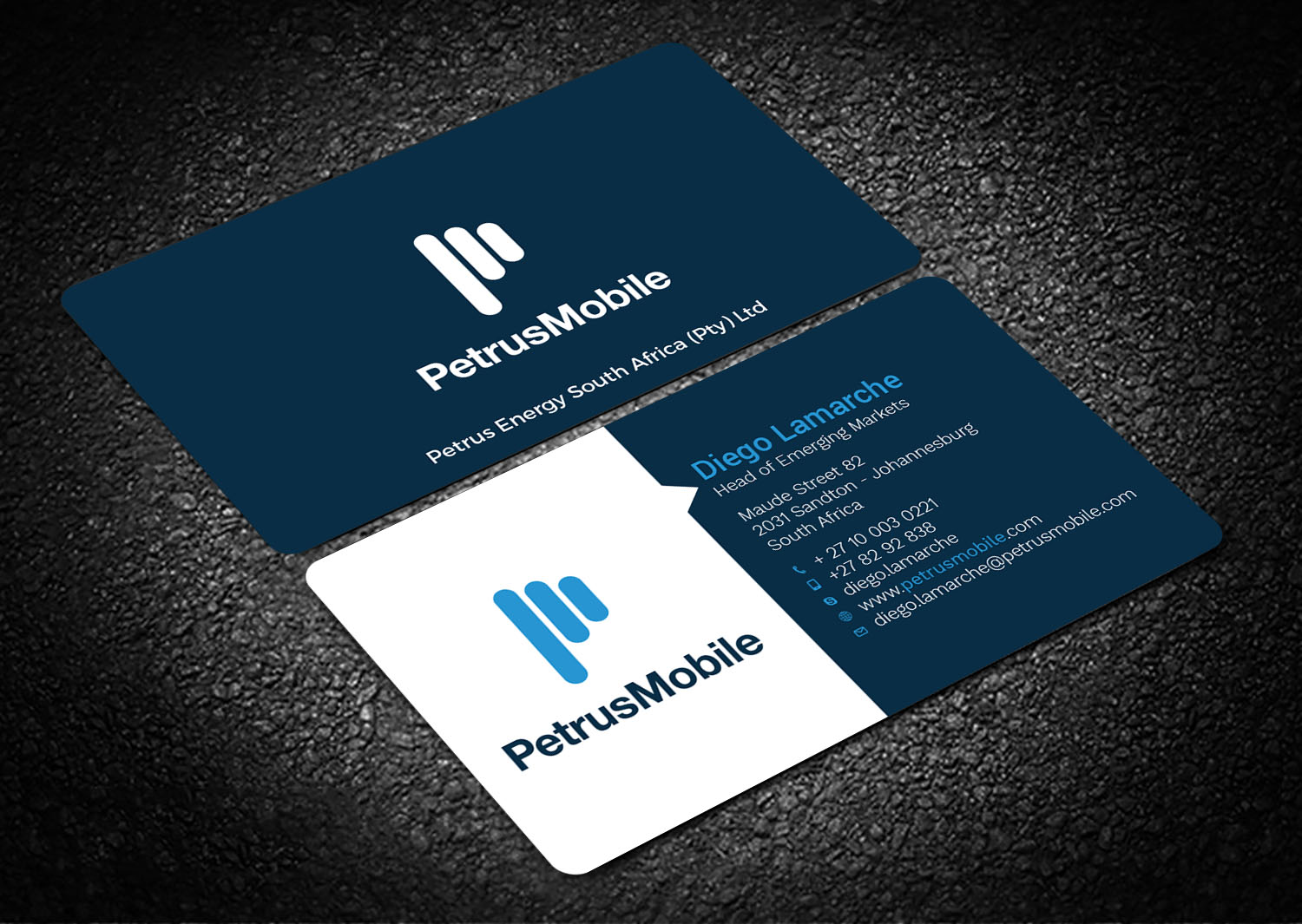 Business Card Design by Graphic Flame for Petrus SA | Design #16312623