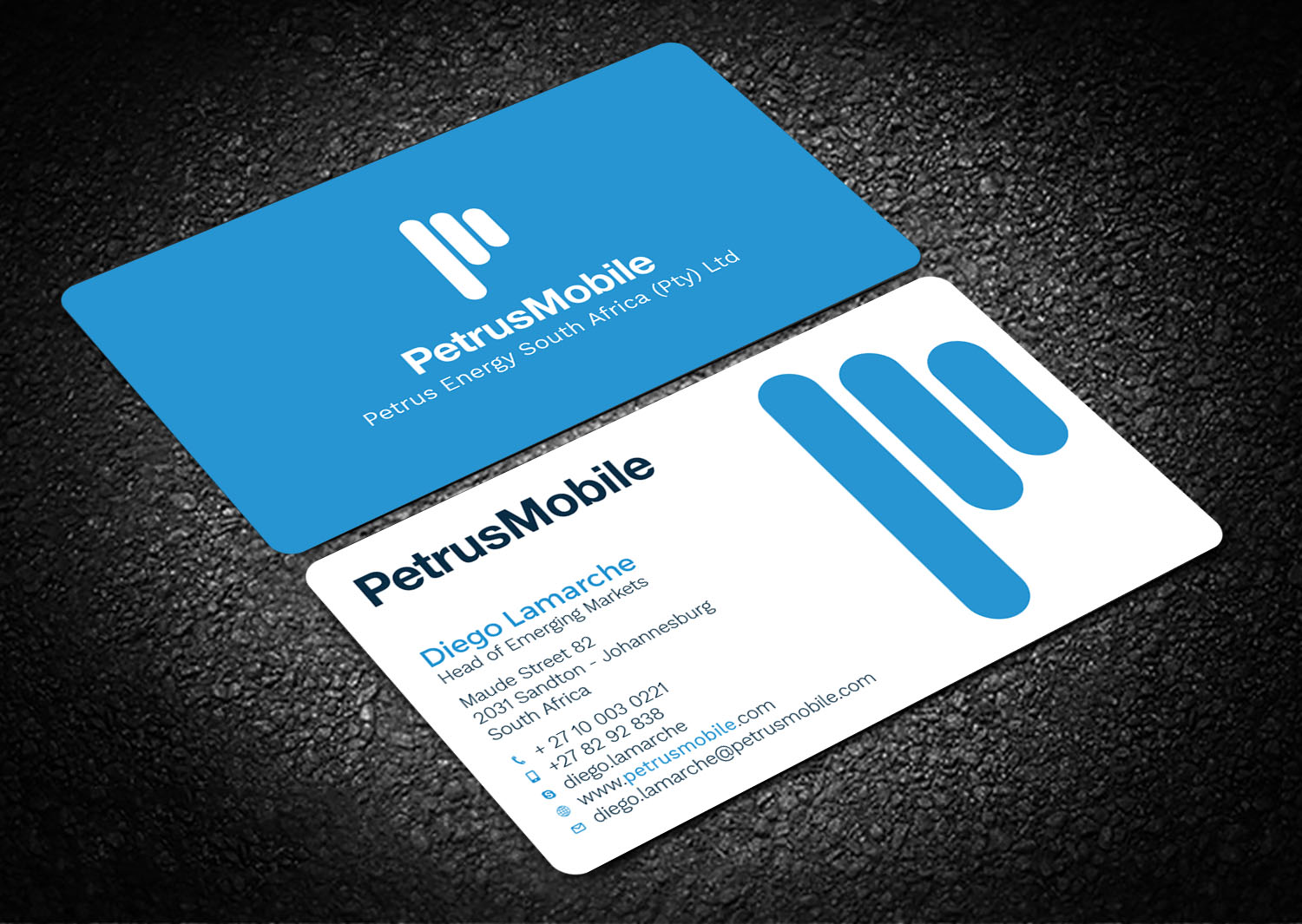 Business Card Design by Graphic Flame for Petrus SA | Design #16312626