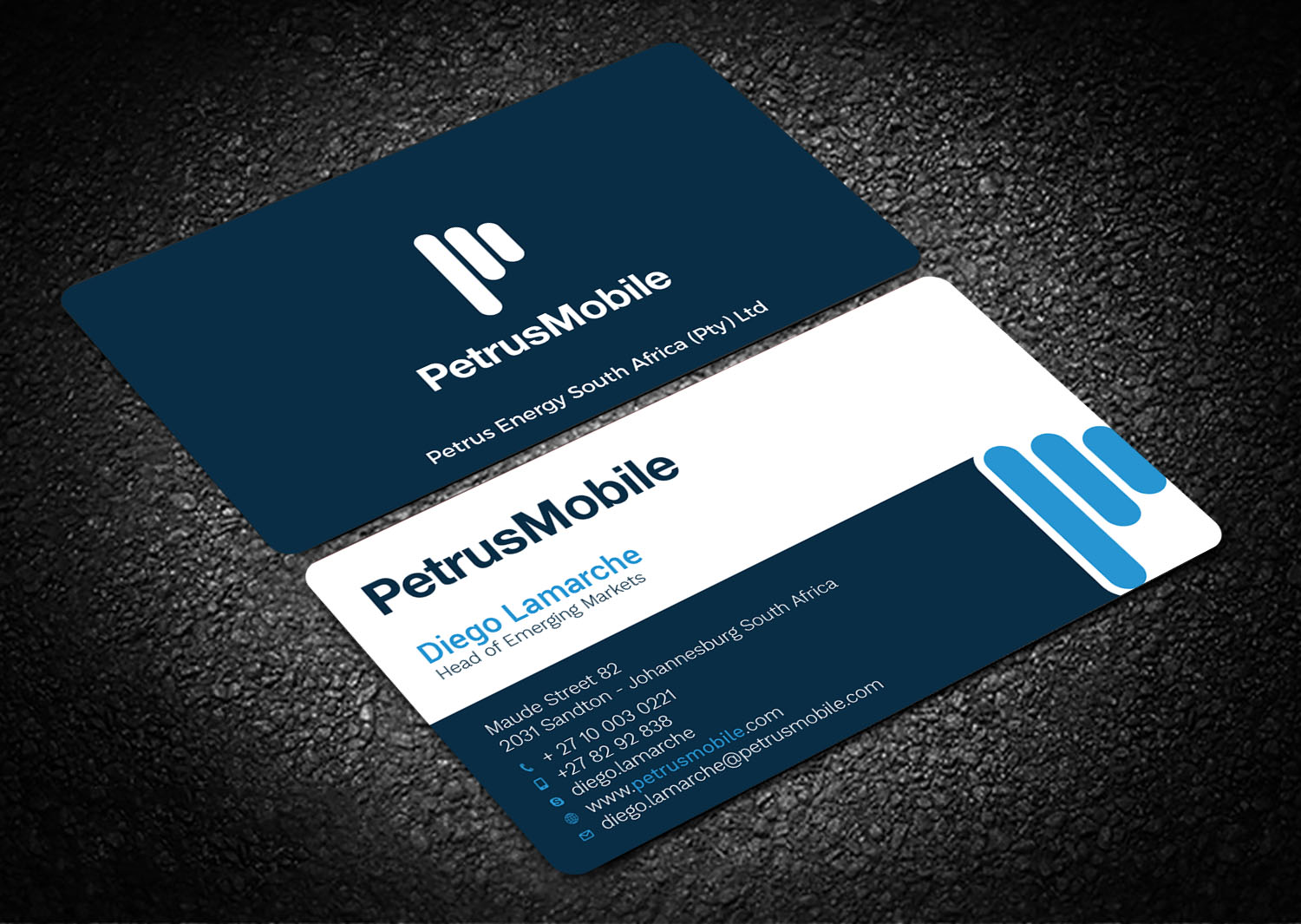 Business Card Design by Graphic Flame for Petrus SA | Design #16312630