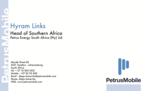 Business Card Design by Alaa Gamal for Petrus SA | Design: #16288674
