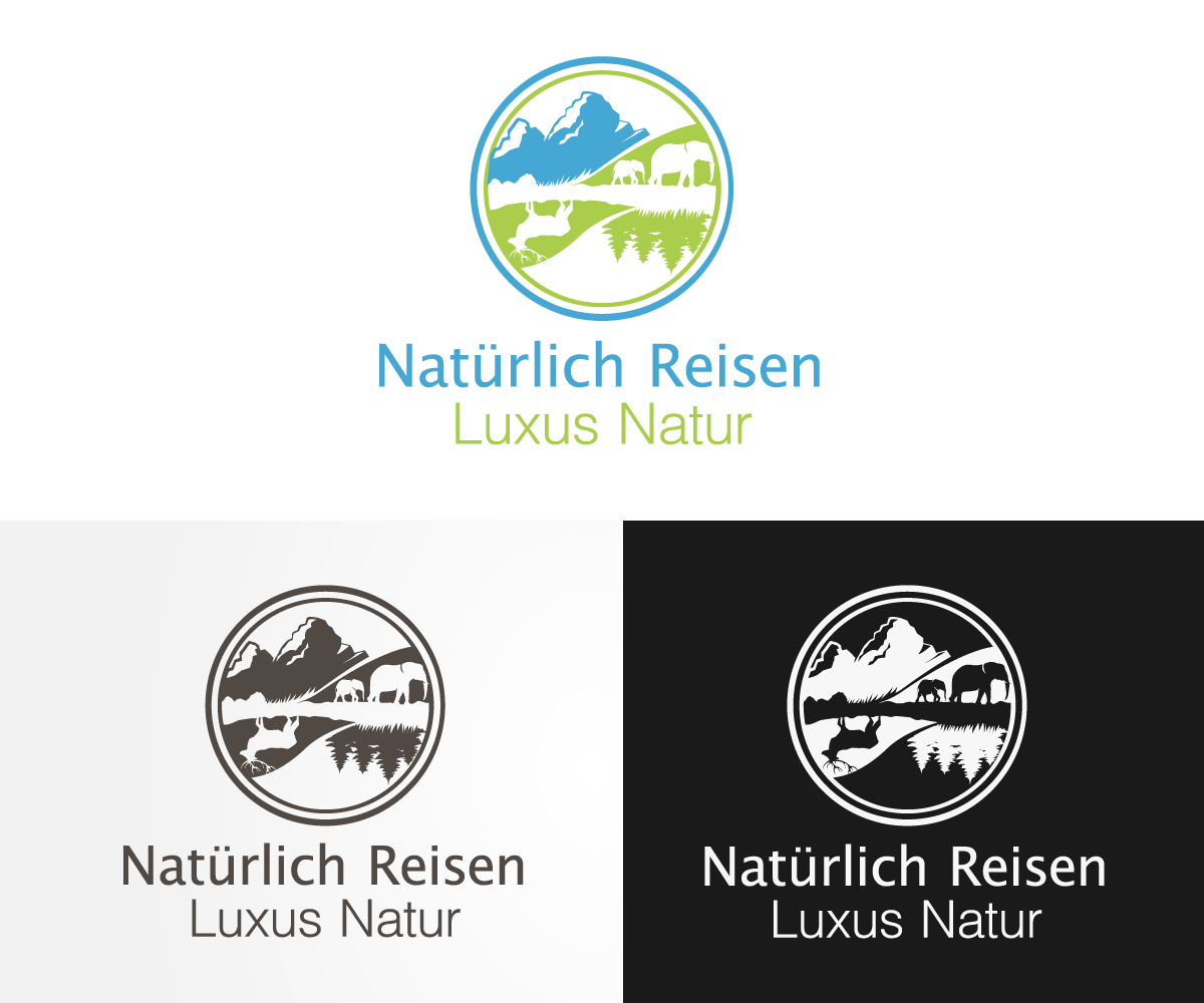 Logo Design by cerus for Natürlich Reisen Tourdesign GmbH & Co. KG | Design #16451532