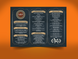 Menu Design by Priyo Subarkah for Caffeine | Design: #16316933