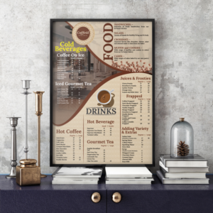 Design de Menu par Impressive Solutions pour Caffeine | Design : #16307196