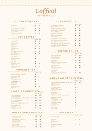 Menu Design by luan.goodlook for Caffeine | Design: #16324336