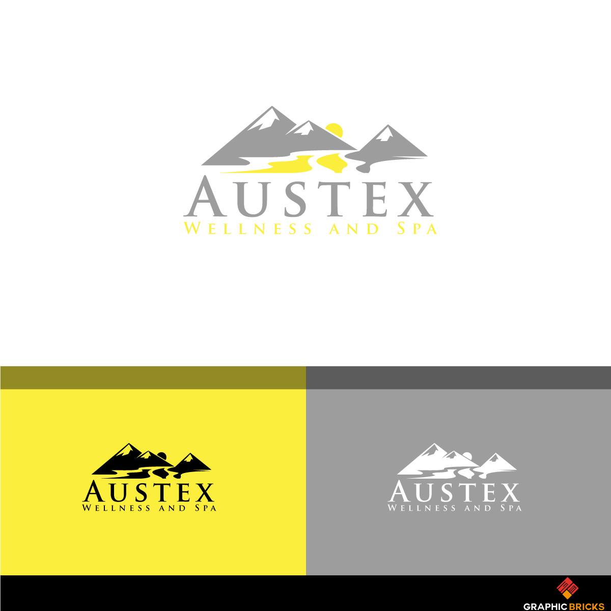 Logo Design by Graphic Bricks for Austex Wellness and Spa | Design #16292051