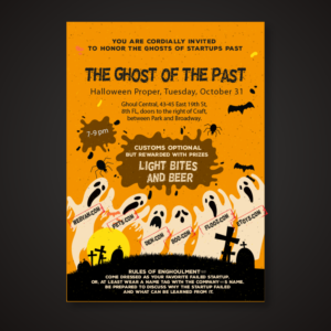 The Cereal Entrepreneurs Presents: A Halloween Soiree | Invitation Design by schk
