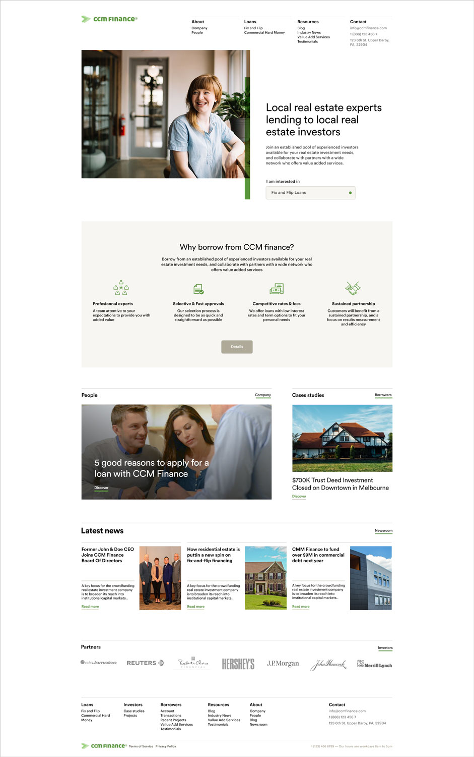 Web Design by WYSIWYG for Carpathian Capital Management, LLC | Design #16342999