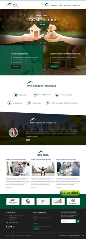 Web Design by pb for Carpathian Capital Management, LLC | Design: #16292869
