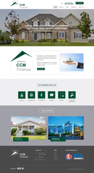 Web Design by pb for Carpathian Capital Management, LLC | Design: #16292871