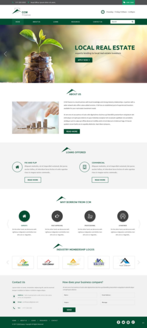 Web Design by pb for Carpathian Capital Management, LLC | Design: #16292882
