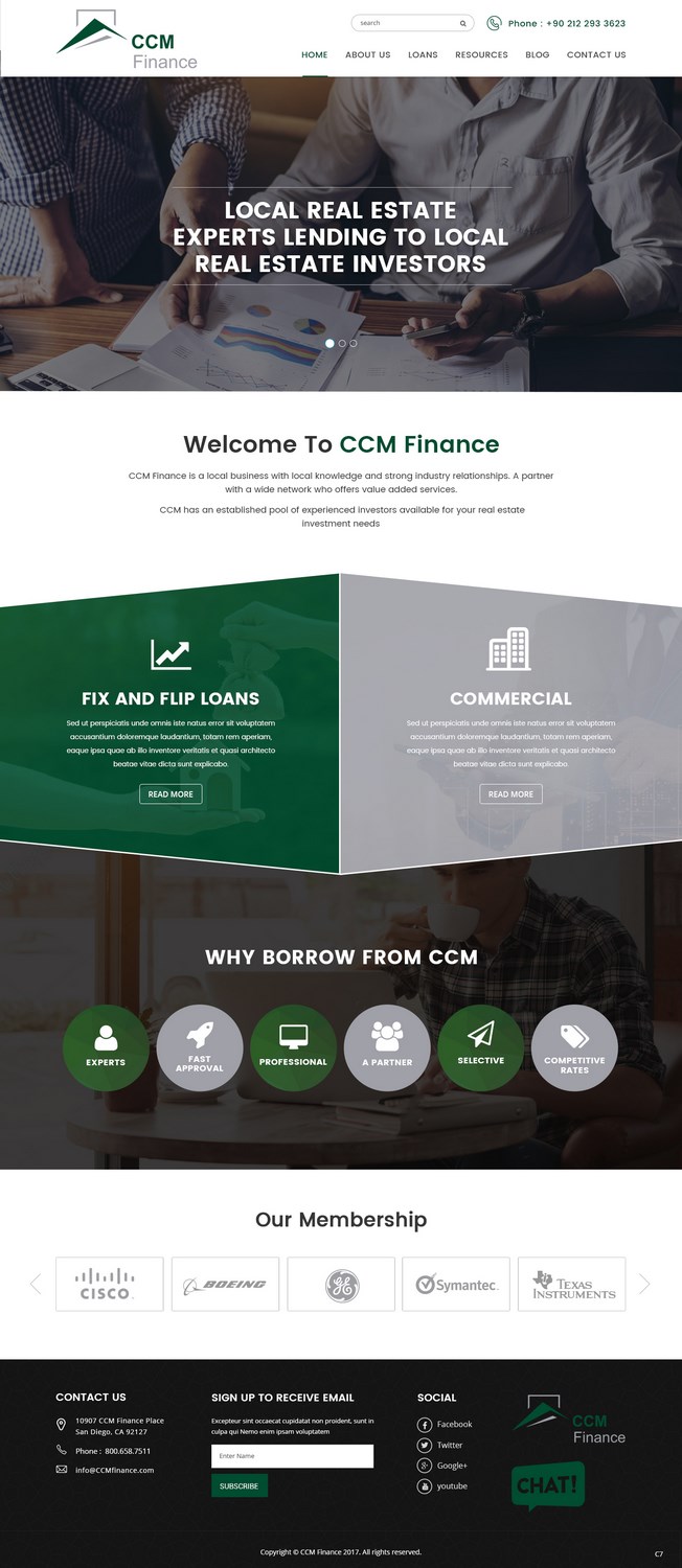 Web Design by pb for Carpathian Capital Management, LLC | Design #16294553