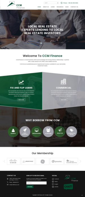 Web Design by pb for Carpathian Capital Management, LLC | Design: #16294553