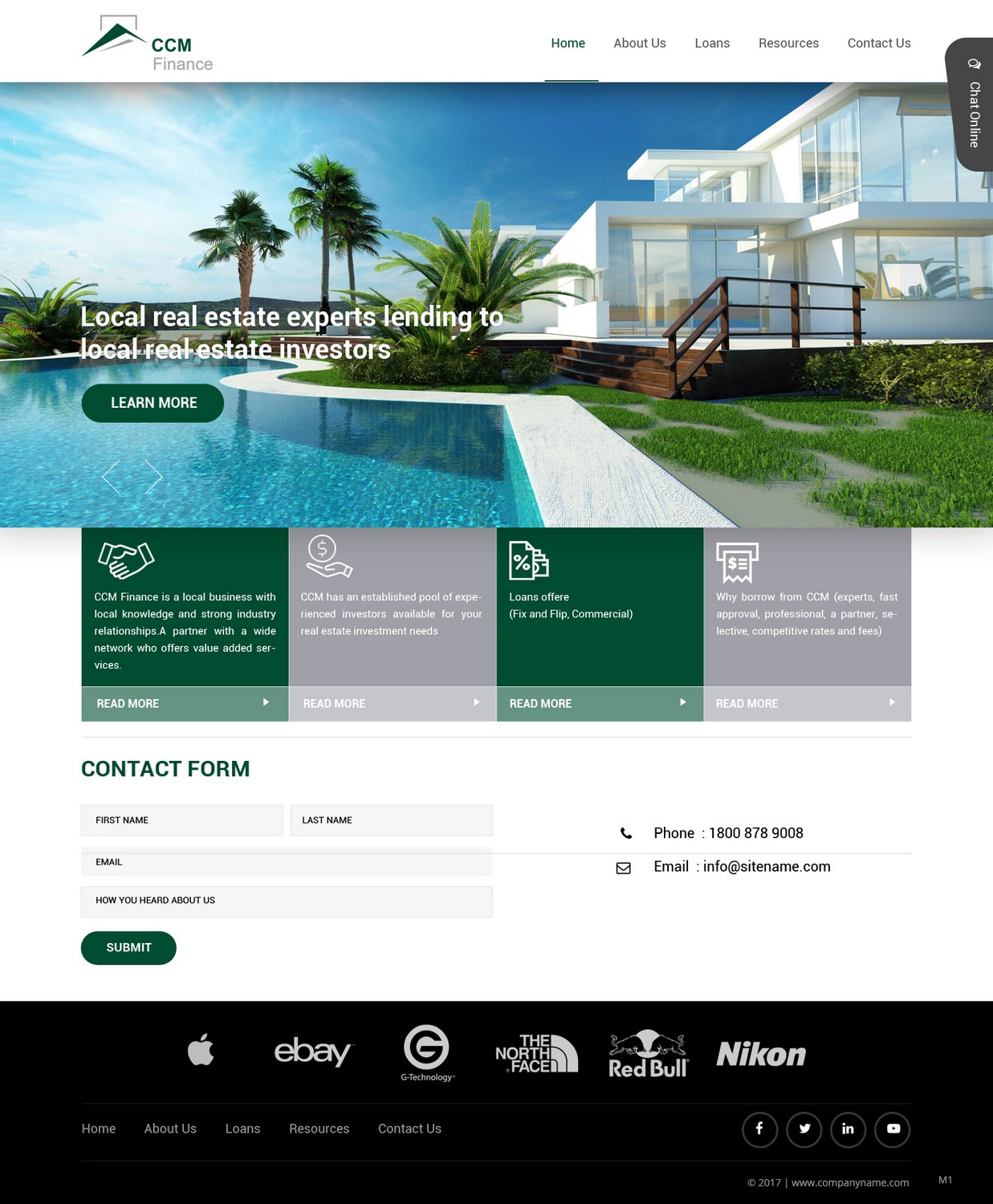 Web Design by pb for Carpathian Capital Management, LLC | Design #16294672
