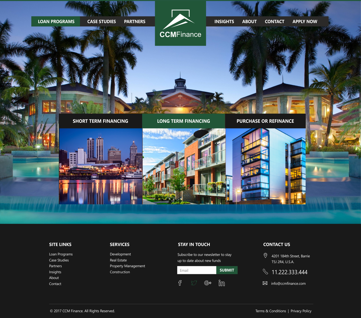 Web Design by CreativeIyke for Carpathian Capital Management, LLC | Design #16331932