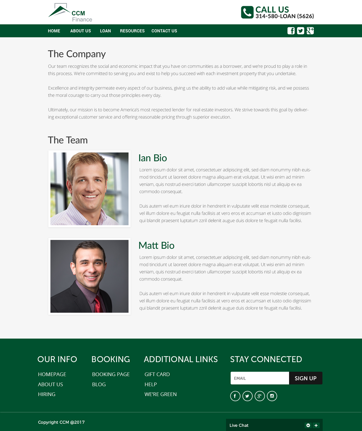 Web Design by Ayesha Khan for Carpathian Capital Management, LLC | Design #16296009