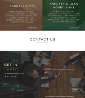 Web Design by OmarSayed for Carpathian Capital Management, LLC | Design: #16348357