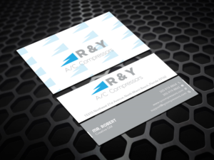 Diseño de Tarjeta de Presentación por Verified artistry (Design garden) para R & Y A/C Compressors  | Diseño: #16312808