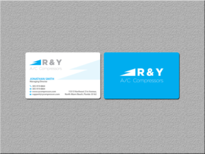 Business Card Design by Creations Box 2015 for R & Y A/C Compressors  | Design: #16295861