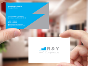Business Card Design by Creations Box 2015 for R & Y A/C Compressors  | Design: #16295864