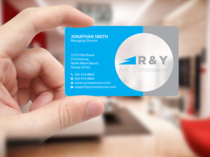 Business Card Design by Creations Box 2015 for R & Y A/C Compressors  | Design: #16303341