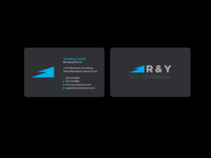 Business Card Design by Creations Box 2015 for R & Y A/C Compressors  | Design: #16325719