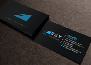 Business Card Design by Brand aid for R & Y A/C Compressors  | Design: #16289806