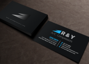 Diseño de Tarjeta de Presentación por Brand aid para R & Y A/C Compressors  | Diseño: #16289923