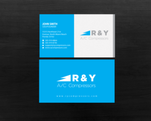 Diseño de Tarjeta de Presentación por Brand aid para R & Y A/C Compressors  | Diseño: #16289968