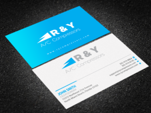 Diseño de Tarjeta de Presentación por Brand aid para R & Y A/C Compressors  | Diseño: #16289978