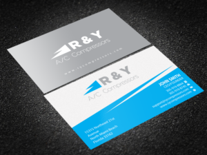 Diseño de Tarjeta de Presentación por Brand aid para R & Y A/C Compressors  | Diseño: #16289979