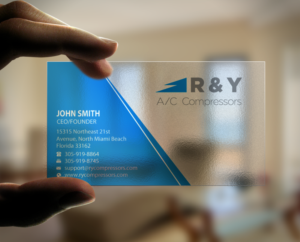 Diseño de Tarjeta de Presentación por Brand aid para R & Y A/C Compressors  | Diseño: #16289998