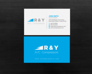 Diseño de Tarjeta de Presentación por chandrayaan.creative para R & Y A/C Compressors  | Diseño: #16289376