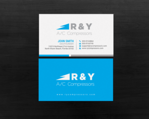 Visitenkarten-Design von chandrayaan.creative für R & Y A/C Compressors  | Design: #16289413
