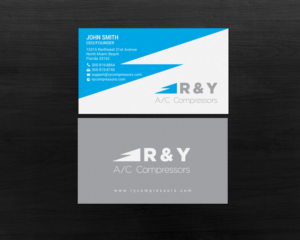Visitenkarten-Design von chandrayaan.creative für R & Y A/C Compressors  | Design: #16289415