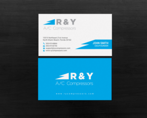 Visitenkarten-Design von chandrayaan.creative für R & Y A/C Compressors  | Design: #16289466