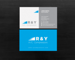 Visitenkarten-Design von chandrayaan.creative für R & Y A/C Compressors  | Design: #16289517