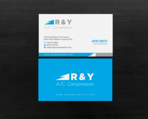 Visitenkarten-Design von chandrayaan.creative für R & Y A/C Compressors  | Design: #16289558