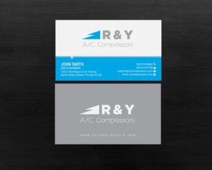 Design de Carte de Visite par chandrayaan.creative pour R & Y A/C Compressors  | Design : #16289561