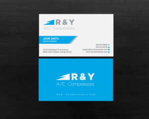Design de Carte de Visite par chandrayaan.creative pour R & Y A/C Compressors  | Design : #16289594