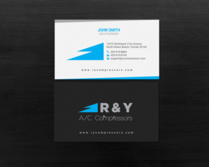 Design de Carte de Visite par chandrayaan.creative pour R & Y A/C Compressors  | Design : #16290766