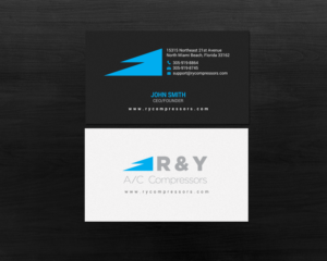Design de Carte de Visite par chandrayaan.creative pour R & Y A/C Compressors  | Design : #16290768