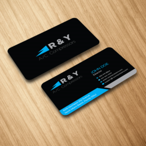 Business Card Design by Creative Jiniya for R & Y A/C Compressors  | Design: #16308929