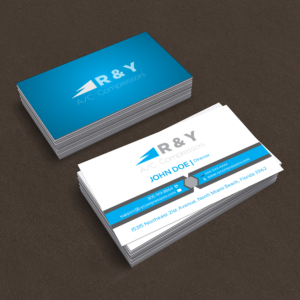 Business Card Design by Creative Jiniya for R & Y A/C Compressors  | Design: #16308930
