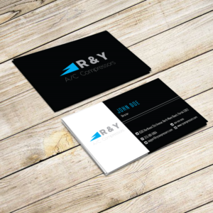 Business Card Design by Creative Jiniya for R & Y A/C Compressors  | Design: #16308932