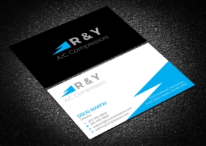 Business Card Design by Graphic Flame for R & Y A/C Compressors  | Design: #16291472