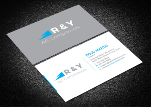 Business Card Design by Graphic Flame for R & Y A/C Compressors  | Design: #16291480
